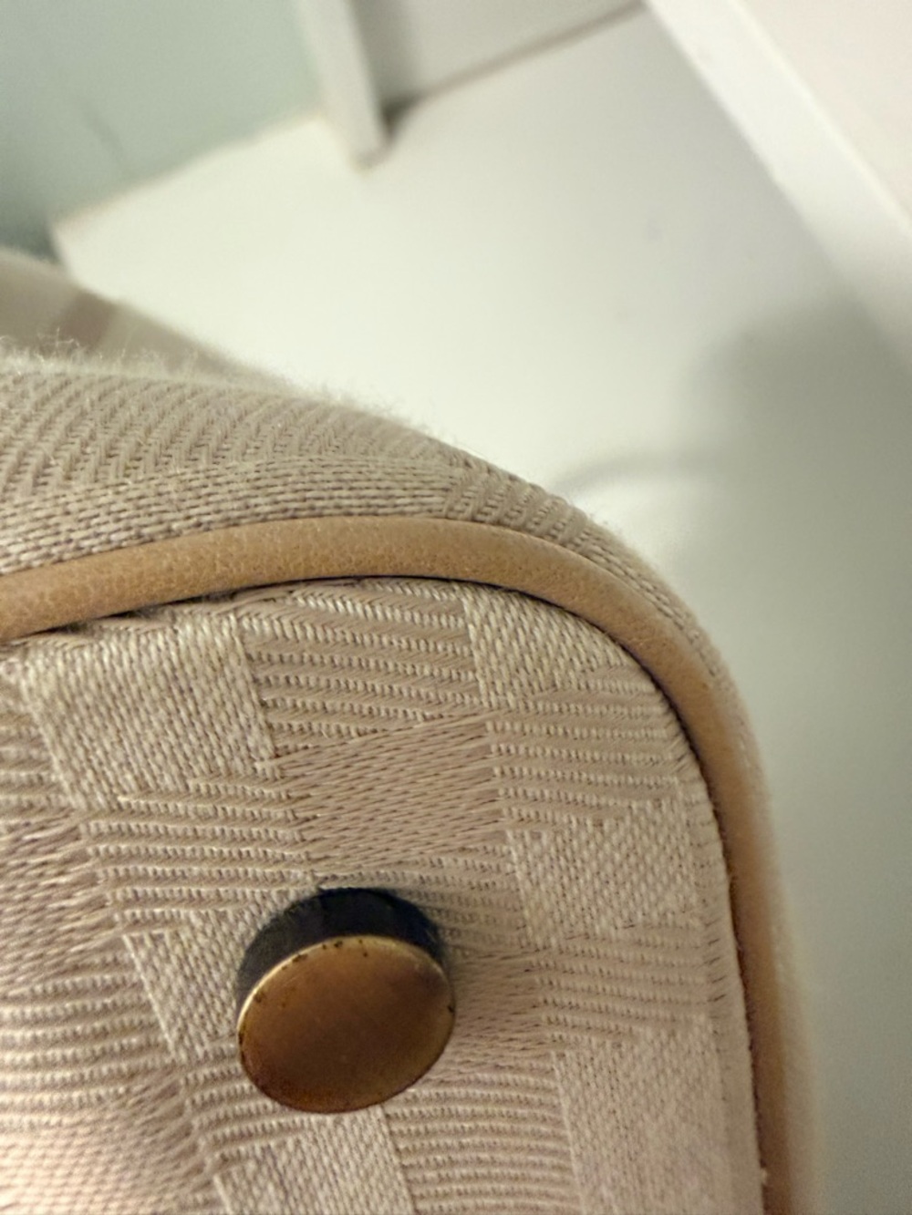VINTAGE RARE Burberry London Tonal Nova Check Expandable Satchel - May 2002 - Picture 8 of 16